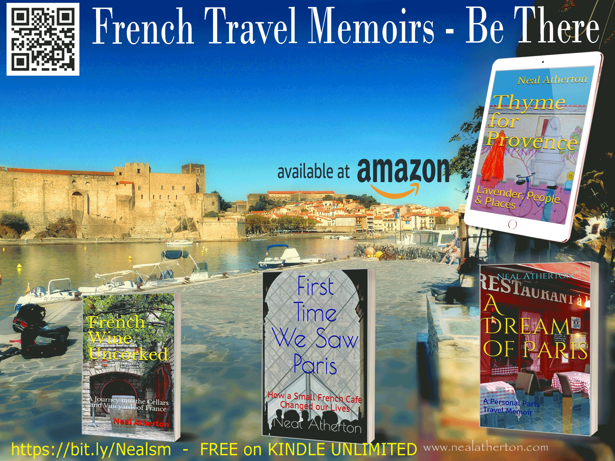 Alt="Photo of Collioure for French Travel Guide Memoir on Kindle Unlimited"