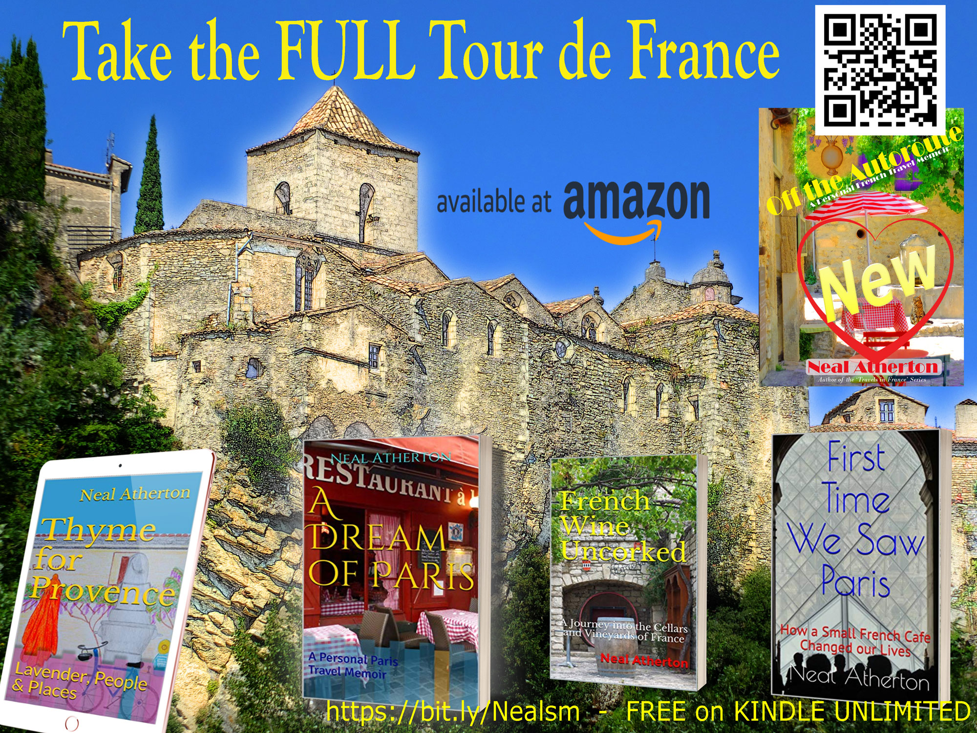 Alt="Photo of Vaison in Provence France and French travel guide books on Kindle"